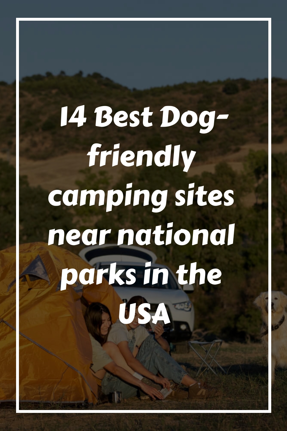 14 Best Dog friendly camping sites near national parks in the USA generated pin 3472