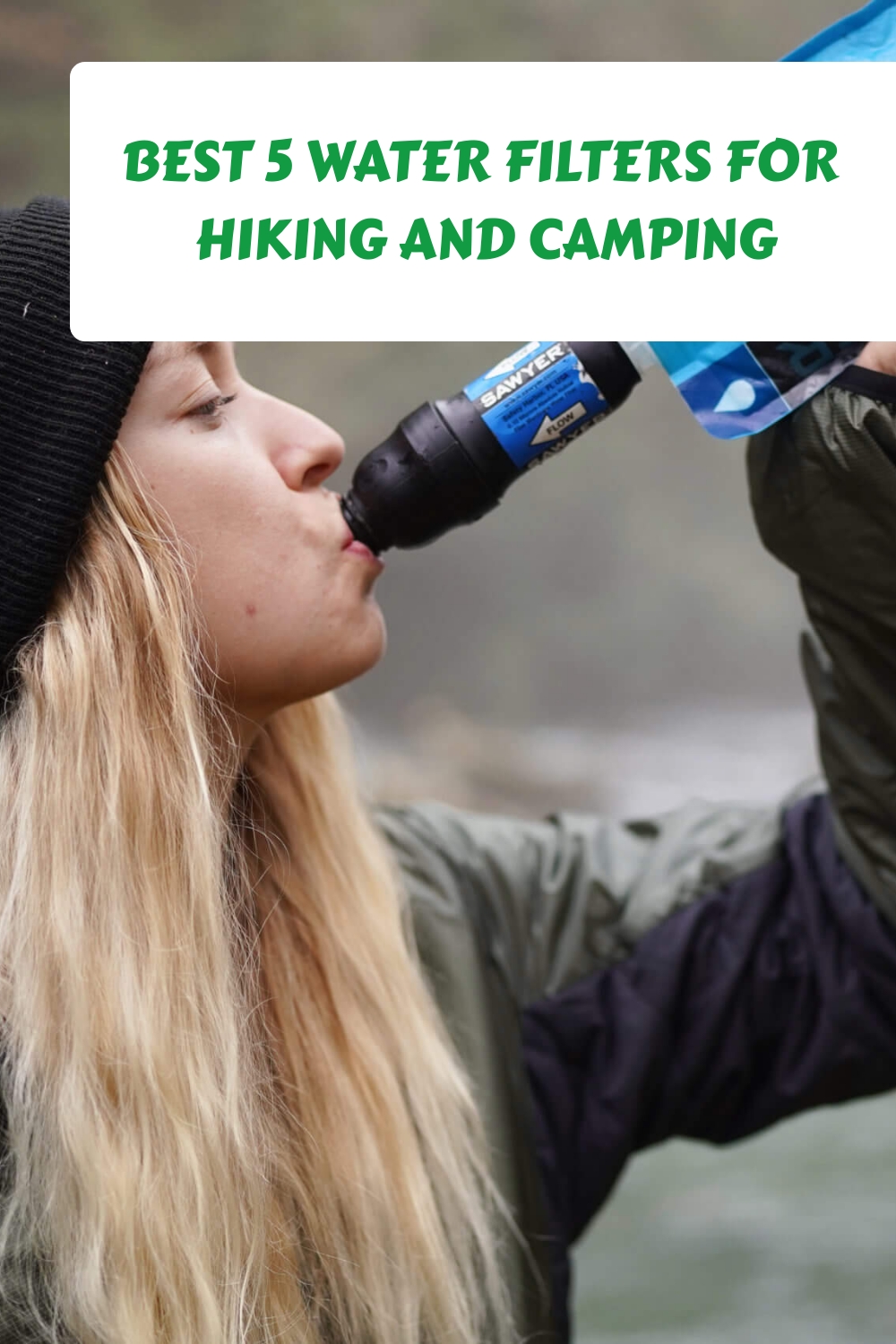 Best 5 Water Filters for Hiking and Camping generated pin 4475